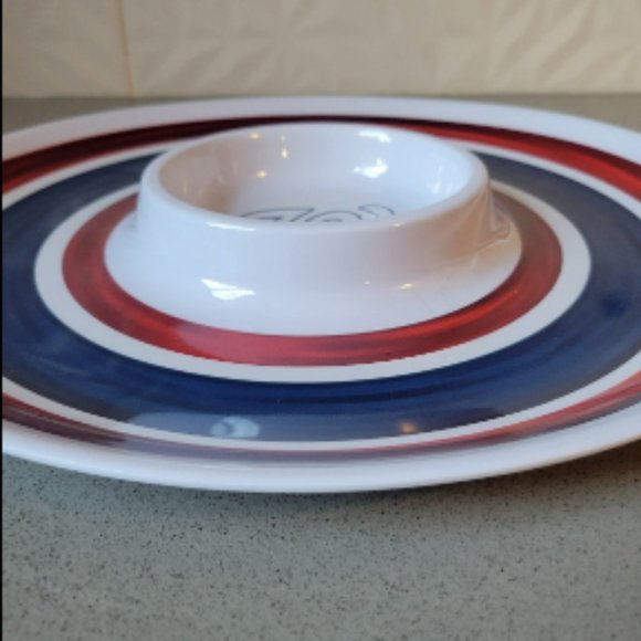 3 PLATTERS...Serving Platters, MLB Washington Nationals 14-Inch Melamine - Picture 4 of 5